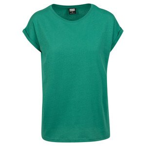 Urban Classics Ladies Extended Shoulder Tee fresh green - 5XL