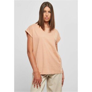 Urban Classics Ladies Extended Shoulder Tee amber - 3XL