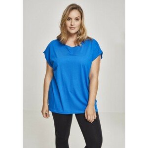 Urban Classics Ladies Extended Shoulder Tee brightblue - 4XL