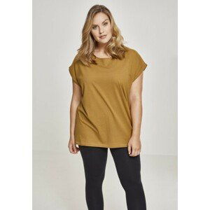 Urban Classics Ladies Extended Shoulder Tee nut - M