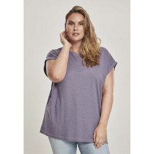 Urban Classics Ladies Extended Shoulder Tee dustypurple - M