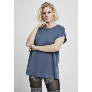 Urban Classics Ladies Extended Shoulder Tee vintageblue - 4XL