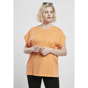 Urban Classics Ladies Extended Shoulder Tee papaya - 3XL