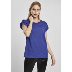 Urban Classics Ladies Extended Shoulder Tee bluepurple - XS