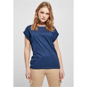 Urban Classics Ladies Extended Shoulder Tee spaceblue - XS