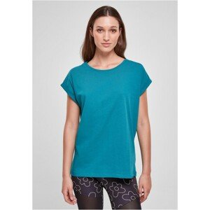 Urban Classics Ladies Extended Shoulder Tee watergreen - 4XL