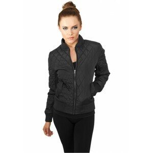 Urban Classics Ladies Diamond Quilt Nylon Jacket black - L