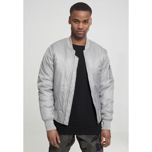 Urban Classics Basic Bomber Jacket h.grey - L