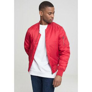 Urban Classics Basic Bomber Jacket fire red - M