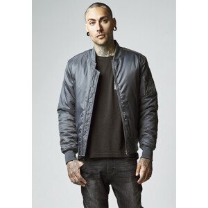 Urban Classics Basic Bomber Jacket cool grey - L