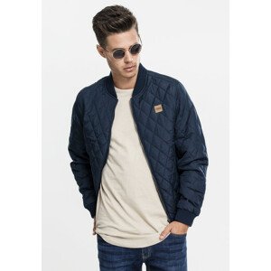 Urban Classics Diamond Quilt Nylon Jacket navy - 4XL