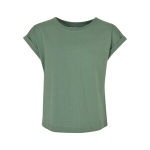 Urban Classics Girls Organic Extended Shoulder Tee salvia - 146/152