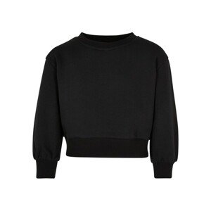 Urban Classics Girls Oversized Crewneck black - 122/128