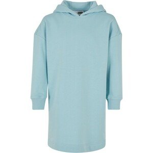 Urban Classics Girls Oversized Terry Hoody Dress oceanblue - 110/116