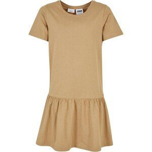 Urban Classics Girls Valance Tee Dress unionbeige - 110/116