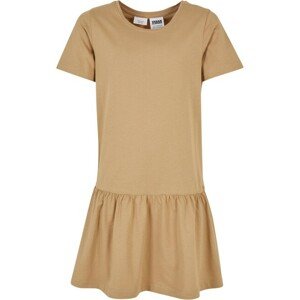 Urban Classics Girls Valance Tee Dress unionbeige - 122/128