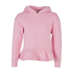 Urban Classics Girls Organic Volants Hoody girlypink - 134/140