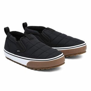 Pánské Zimné Papuče VANS UA SNOW LODGE SLIPPER MID VANSGUARD QUILTED BLACK - 39 - 7 - 6 - 25 cm