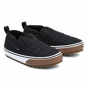 Pánské Zimné Papuče VANS UA SNOW LODGE SLIPPER MID VANSGUARD QUILTED BLACK - 40.5 - 8 - 7 - 26 cm