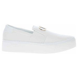 Dámske mokasiny Calvin Klein HW0HW00652 0K4 triple white 40