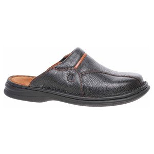 Pánske papuče Josef Seibel 10999 26611 schwarz-cognac 42